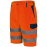 1 Stück Walsrode Warnschutz-Shorts aus SAFESTYLE® in Orange/Marine für optimale Sichtbarkeit und Sicherheit