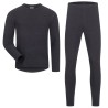 1 Set CRAFTLAND Funktionsunterwäsche-Set aus atmungsaktivem Material in Grau