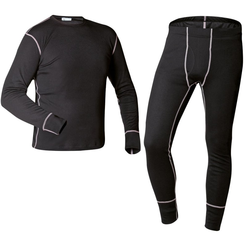 1 Set ELYSEE Funktionsunterwäsche-Set aus hochwertigem Material in elegantem Schwarz