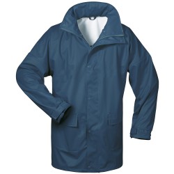 1 Stück NORWAY PU-Stretch-Jacke EN 343 in Marineblau für wetterfeste und flexible Outdoor-Aktivitäten