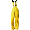1 Stück Halmstad PU-Stretch-Latzhose, wasserdicht, gelb, EN 343-zertifiziert für optimalen Wetterschutz