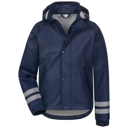 1 Stück CRAFTLAND Kinder-Regenjacke aus hochwertigem Material in marinem Blau