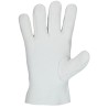 240 Paar SIALKOT GOODJOB® Handschuhe aus Nappa-Leder und Baumwolle, Natur/Weiss, Kategorie 2