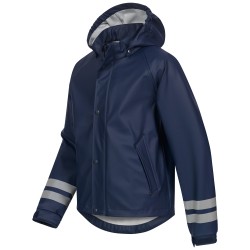 1 Stück CRAFTLAND Kinder-Regenjacke aus hochwertigem Material in marinem Blau