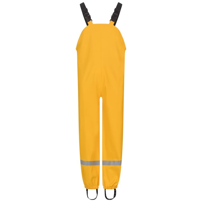 1 Paar CRAFTLAND® Kinder-Regenlatzhose aus wasserdichtem Material in kräftigem Gelb