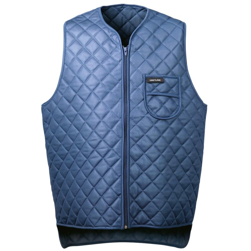 1 Stück CRAFTLAND Thermoweste aus hochwertigem Material in marinem Blau