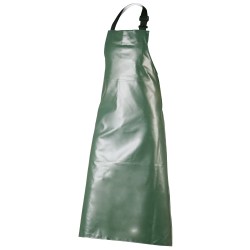 1 Schürze von Steffen aus verstärktem Vinyl, grün, 90 x 115 cm, ideal für den professionellen Einsatz