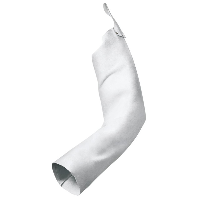 25 Paar Spaltleder-Ärmelschoner aus Rindleder in Weiss