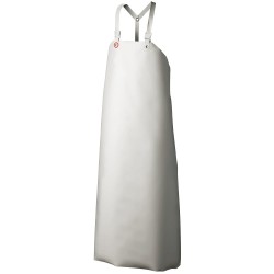 10 Stück BRAVO Schutzschürze aus Nitril, weiss, 90 x 115 cm, ideal für Hygiene und Schutz bei der Arbeit