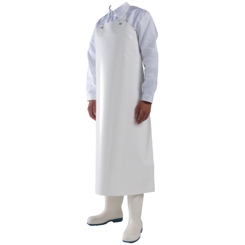 10 Stück Sierra Chemieschürze aus PVC, Kategorie 3, 90 x 120 cm, weiss