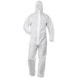 1 Overall SCHÖNEBERG TECTOR® PSA Kategorie 1 aus Polypropylen in Weiss