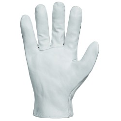 120 Paar BADIN GOODJOB® Handschuhe aus Nappa-Leder und Baumwolle, blau, Kategorie 2, robust und komfortabel
