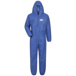 1 Stück TECTOR SMS-Schutzanzug PSA Kategorie 3 Typ 5/6 Blau