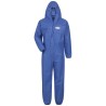 1 Stück TECTOR SMS-Schutzanzug PSA Kategorie 3 Typ 5/6 Blau