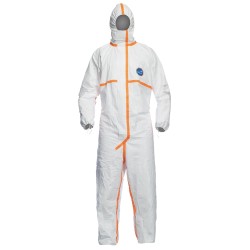 1 Stück TYVEK® Schutzanzug Kategorie 3 Typ 3-B/4-B/5-B/6-B, wasserdicht, weiss