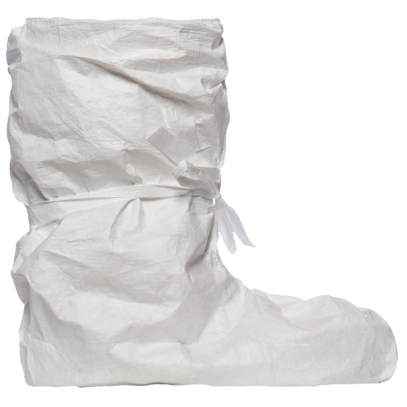 100 Paar TYVEK® 500 Überstiefel, wasserdicht, atmungsaktiv, weiss, Modell POB0