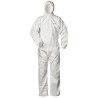 1 Stück TECTOR® Schutzanzug aus Mikrofasermaterial in Weiss, PSA Kategorie 3, Typ 5-B/6-B für höchsten Schutz