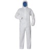 1 Schutzanzug TECTOR® PSA Kategorie 3 Typ 5/6 aus hochwertigem Material in Weiss und Blau
