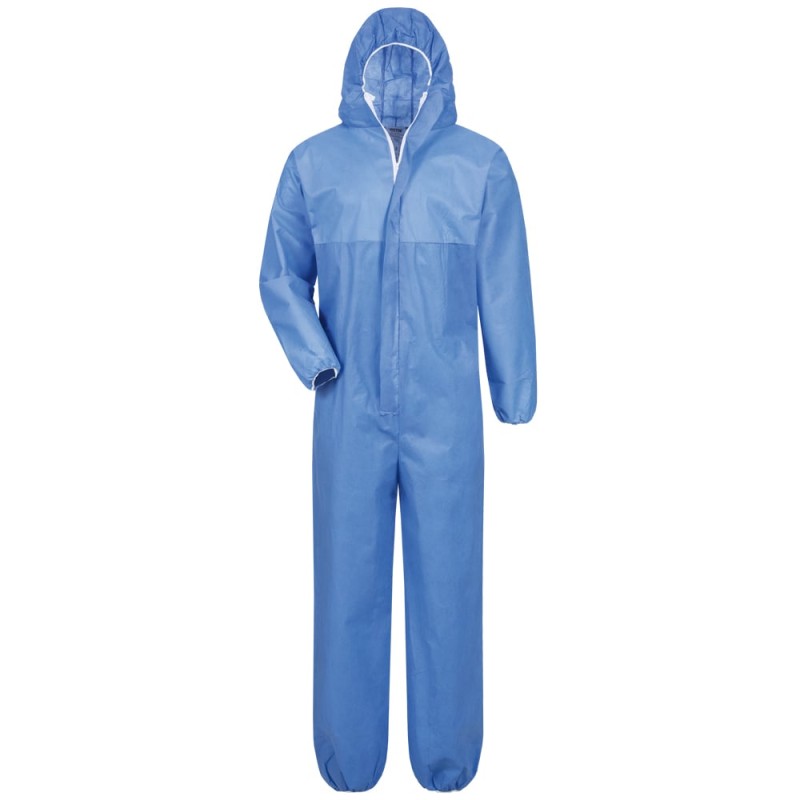 1 Stück TECTOR® Schutzanzug Kategorie 3 Typ 5/6 aus SMS-Material in Blau