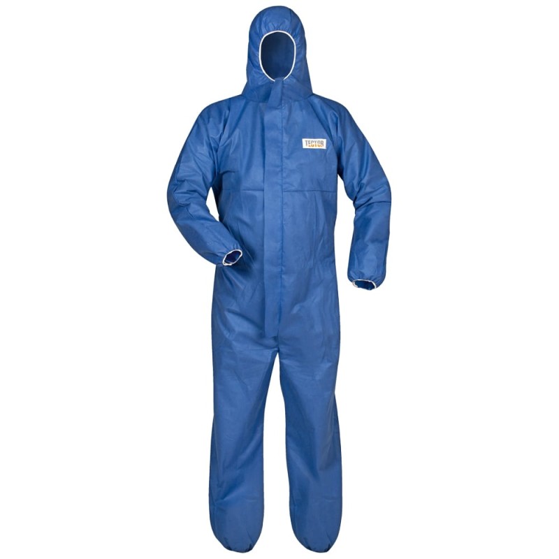1 Schutzanzug TECTOR® PSA Kategorie 3 Typ 5/6 aus hochwertigem Material in Blau