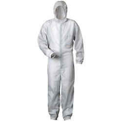 1 Stück TECTOR® Lackieroverall aus robustem Material in grau für optimalen Schutz beim Malen und Lackieren