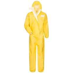 1 Schutzanzug TECTOR® PSA Kat 3 Typ 3-B/4-B/5-B/6-B aus gelbem Material