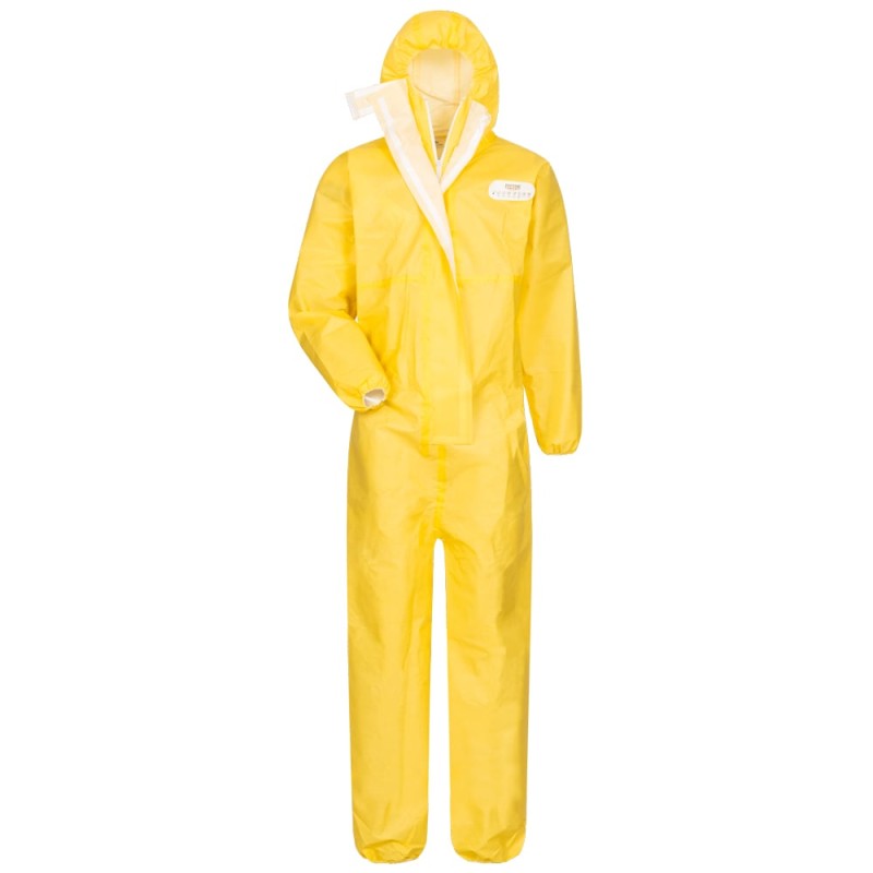 1 Schutzanzug TECTOR® PSA Kat 3 Typ 3-B/4-B/5-B/6-B aus gelbem Material
