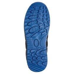 1 Paar CRAFTLAND Halbschuhe EN ISO 20345 S1P FO SR, schwarz/blau, Sicherheits-Schuhe für hohen Tragekomfort