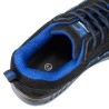1 Paar CRAFTLAND Halbschuhe EN ISO 20345 S1P FO SR, schwarz/blau, Sicherheits-Schuhe für hohen Tragekomfort