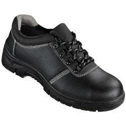 1 Paar Stralsund Halbschuhe, schwarz, EN ISO 20345 S1, Sicherheitsklasse, robust und komfortabel