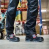 1 Paar WICA® Glückstadt-Sandalen EN ISO 20345 S1P, schwarz, sicher und robust für den täglichen Einsatz