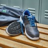 1 Paar WICA Halbschuhe S1P SRA aus grauem und blauem Material