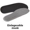 1 Paar Pollino Halbschuhe WICA® Sicherheitsklasse EN ISO 20345 S1P SRA dunkelgrau/rot