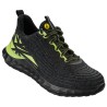 1 Paar WICA® Halbschuhe EN ISO 20345 S1 PS FO SR ESD Schwarz/Grün