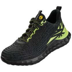 1 Paar WICA® Halbschuhe EN ISO 20345 S1 PS FO SR ESD Schwarz/Grün