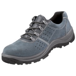 1 Paar EMS Halbschuhe S1 SRA aus grauem Material für optimalen Schutz und Komfort am Arbeitsplatz