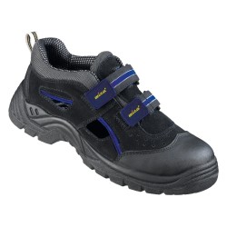1 Paar WICA Sandalen EN ISO 20345 S1 aus Schwarz/Blauem Material