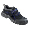 1 Paar WICA Sandalen EN ISO 20345 S1 aus Schwarz/Blauem Material