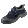 1 Paar WICA Sandalen EN ISO 20345 S1 aus Schwarz/Blauem Material