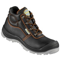1 Paar WICA Schnürstiefel EN ISO 20345 S3 SRC aus schwarzem Leder