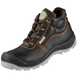 1 Paar WICA Schnürstiefel EN ISO 20345 S3 SRC aus schwarzem Leder