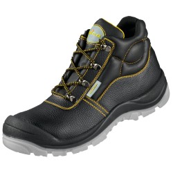 1 Paar WICA Schnürstiefel Sicherheitsstiefel Schwarz/Gelb EN ISO 20345:2011 S3 SRC