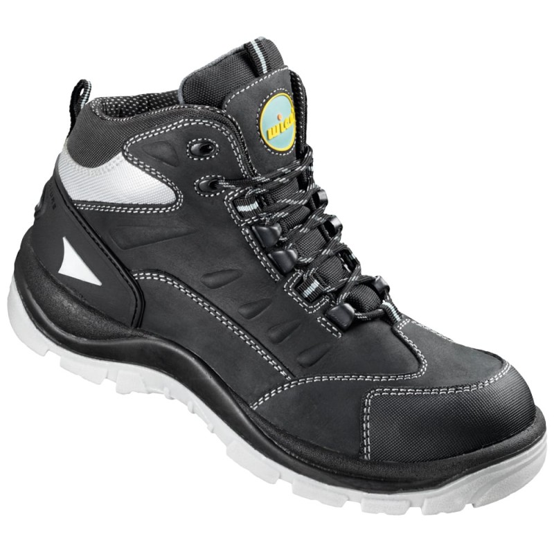 1 Paar WICA Schnürstiefel Sicherheitsstiefel EN ISO 20345:2011 S3 SRA, schwarz