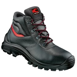 1 Paar CRAFTLAND Schnürstiefel EN ISO 20345 S3 HRO aus schwarzem Leder für hohe Sicherheit und Komfort