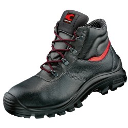1 Paar CRAFTLAND Schnürstiefel EN ISO 20345 S3 HRO aus schwarzem Leder für hohe Sicherheit und Komfort