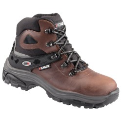 1 Paar Kynox Schnürstiefel Sicherheitsschuhe aus Leder dunkelbraun EN ISO 20345 S3 SRC