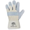 120 Paar K S STRONGHAND® Handschuhe aus Rind-Spaltleder in natürlicher Farbe, Schutzklasse CAT 2