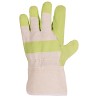 120 Paar KLH Handschuhe aus Kunstleder in Grün, Schutzklasse CAT 2 für optimalen Grip und Komfort