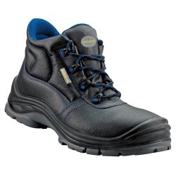 1 Paar WICA Schnürstiefel EN ISO 20345 S3 aus schwarzem Leder für optimalen Schutz und Komfort