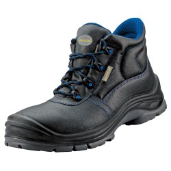 1 Paar WICA Schnürstiefel EN ISO 20345 S3 aus schwarzem Leder für optimalen Schutz und Komfort